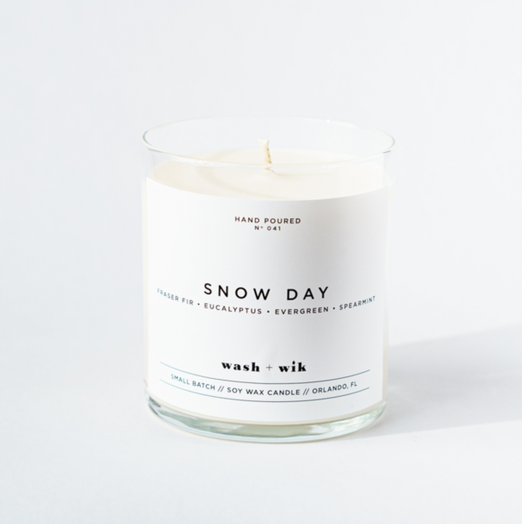 Snow Day - Classic 1 Wick - Soy Wax Candle