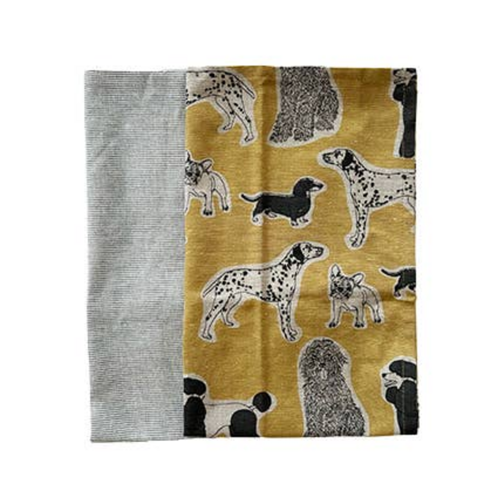 WOOF set of 2 towels BLUE HAZE