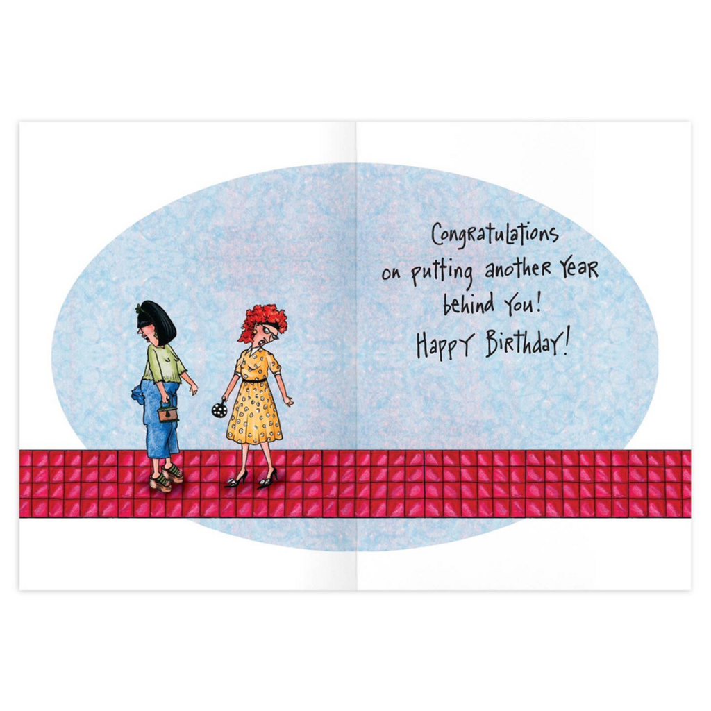 Ponytail Birthday Card