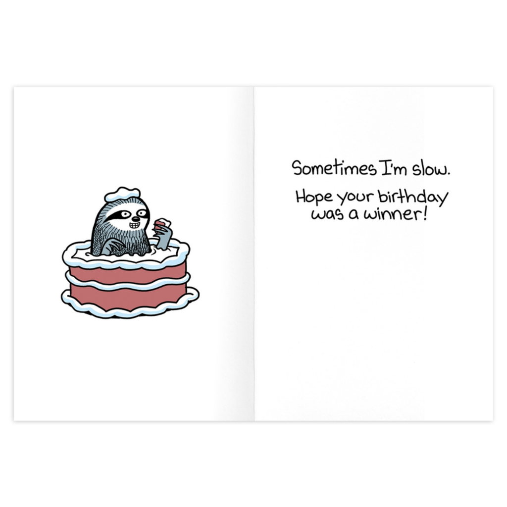 Belated Birthday Card