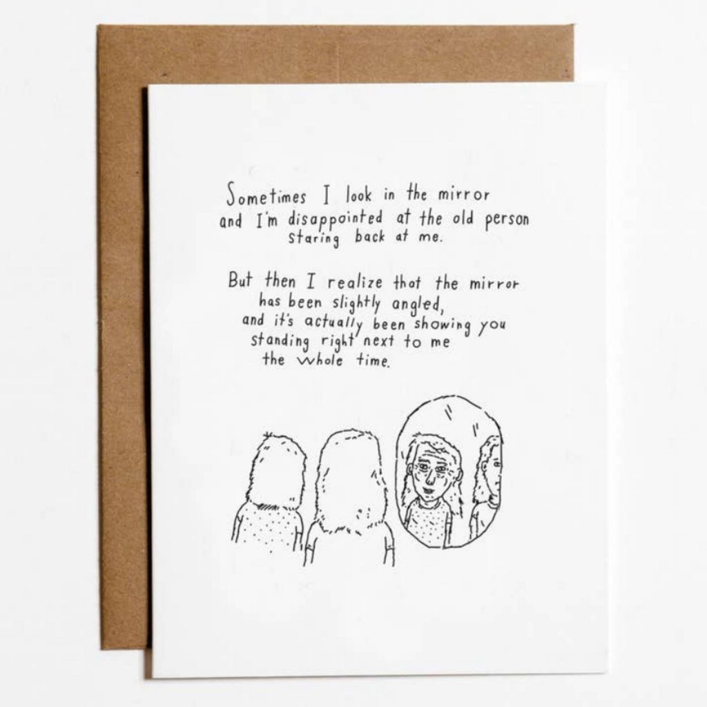 Old Mirror Card