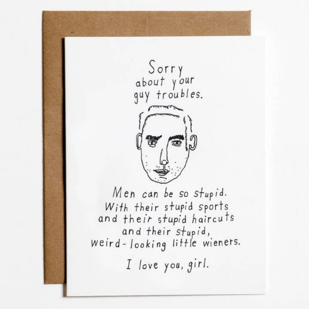 Guy Troubles Card