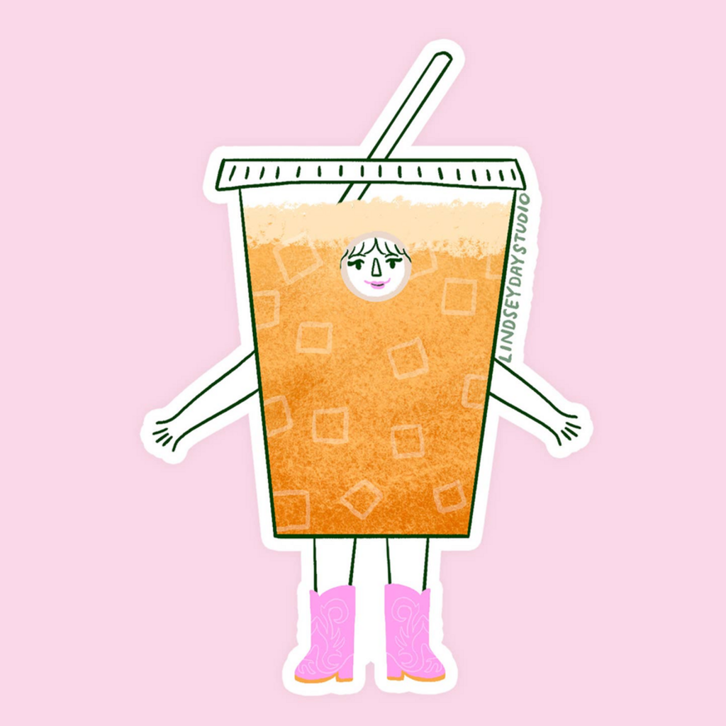 Iced Coffee Friend Magnet
