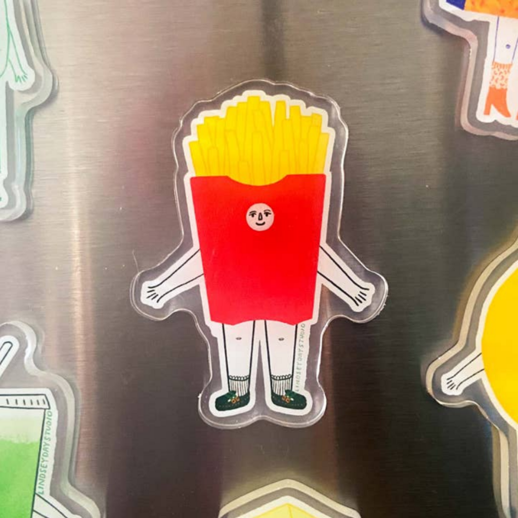 French Fries Friend Magnet