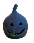 BLACK CLAY JACK O LANTERN small