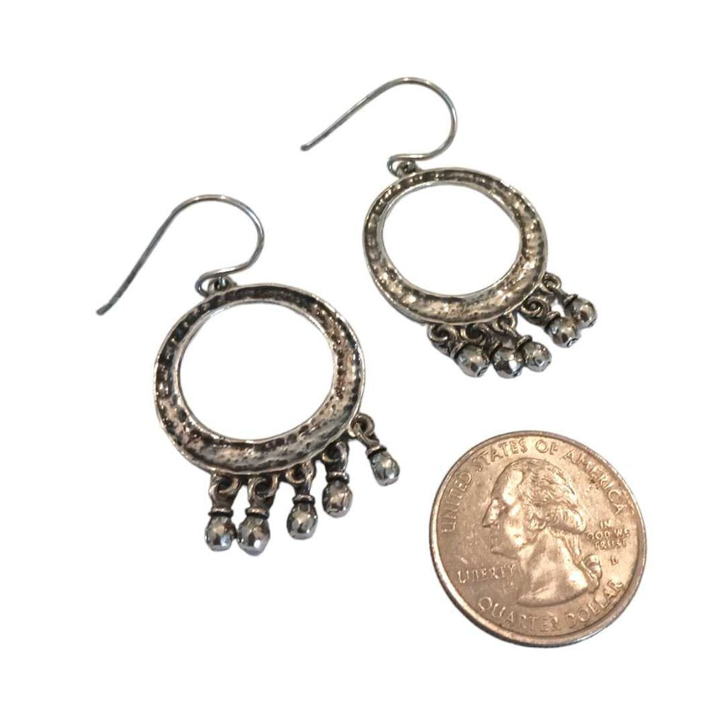 SILPADA STERLING BEADED CIRCLE earrings