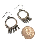 SILPADA STERLING BEADED CIRCLE earrings