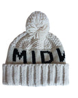 Midwest Beanie - Cream/Black