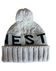 Midwest Beanie - Cream/Black