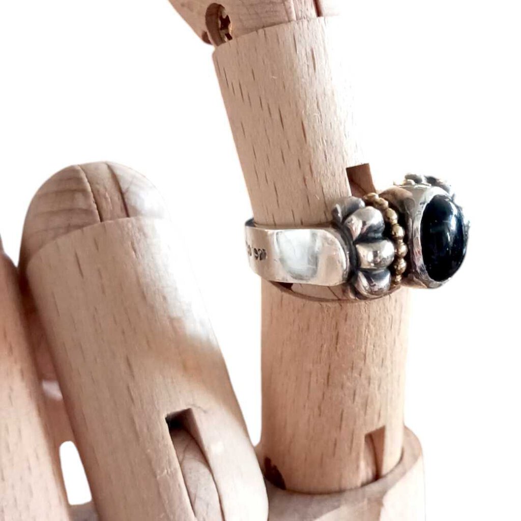 LAGOS BLACK ONYX CAVIAR ring sz 5.5