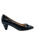 FERRAGAMO BLACK PATENT HEEL sz 8.5