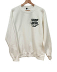 SHOP LOCAL sweatshirt WHITE x-large