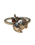 TIFFANY & CO ladybug ring .925 + 18 KT GOLD SZ 5