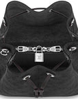 LOUIS VUITTON MURIA MAHINA BUCKET BAG black