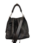 LOUIS VUITTON MURIA MAHINA BUCKET BAG black