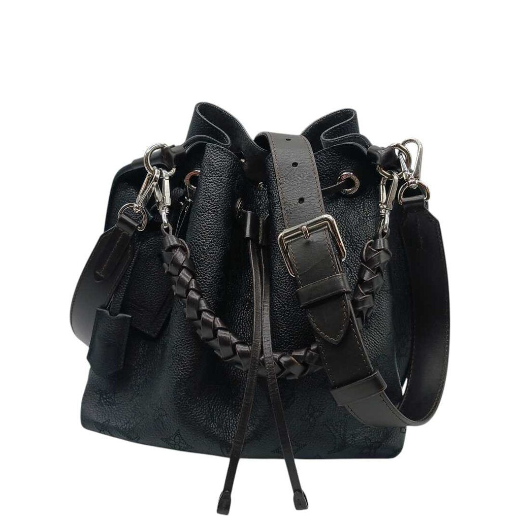 LOUIS VUITTON MURIA MAHINA BUCKET BAG black