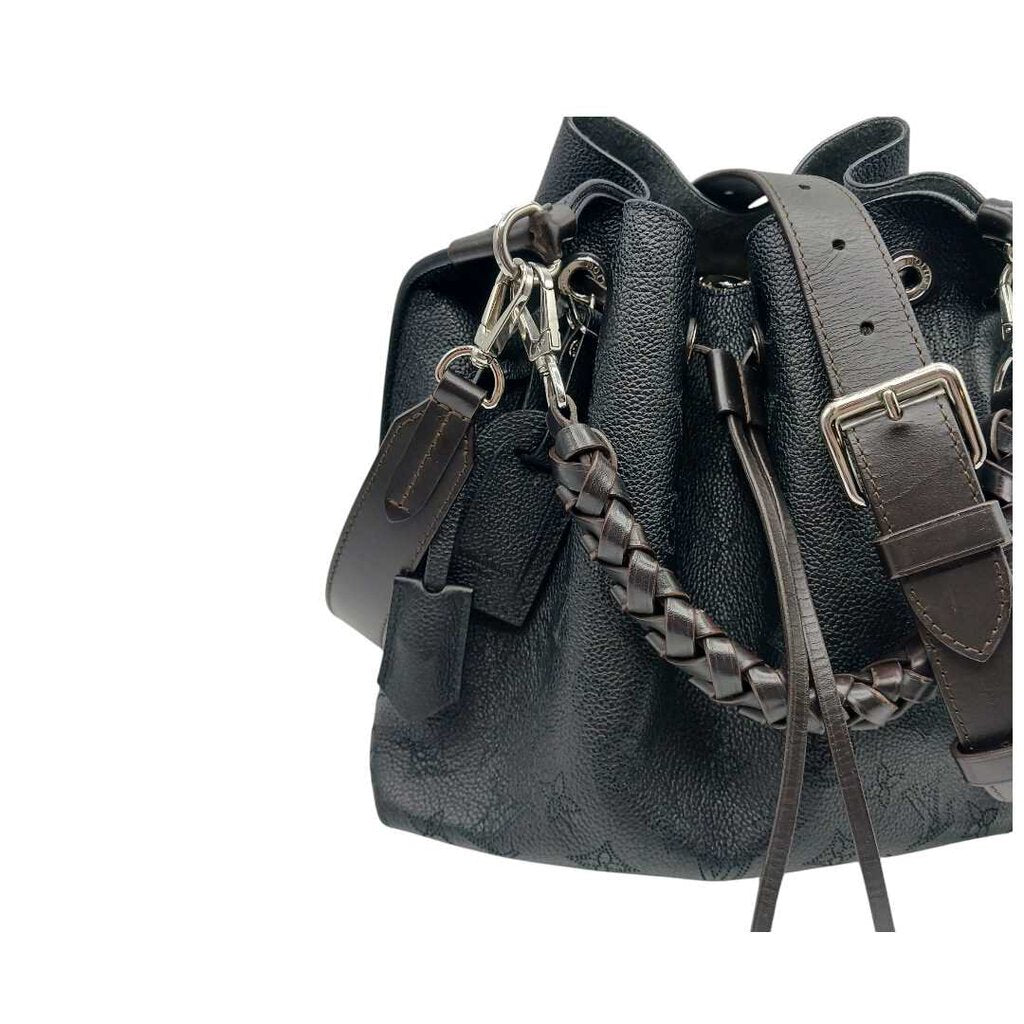 LOUIS VUITTON MURIA MAHINA BUCKET BAG black