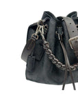 LOUIS VUITTON MURIA MAHINA BUCKET BAG black