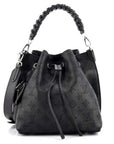 LOUIS VUITTON MURIA MAHINA BUCKET BAG black