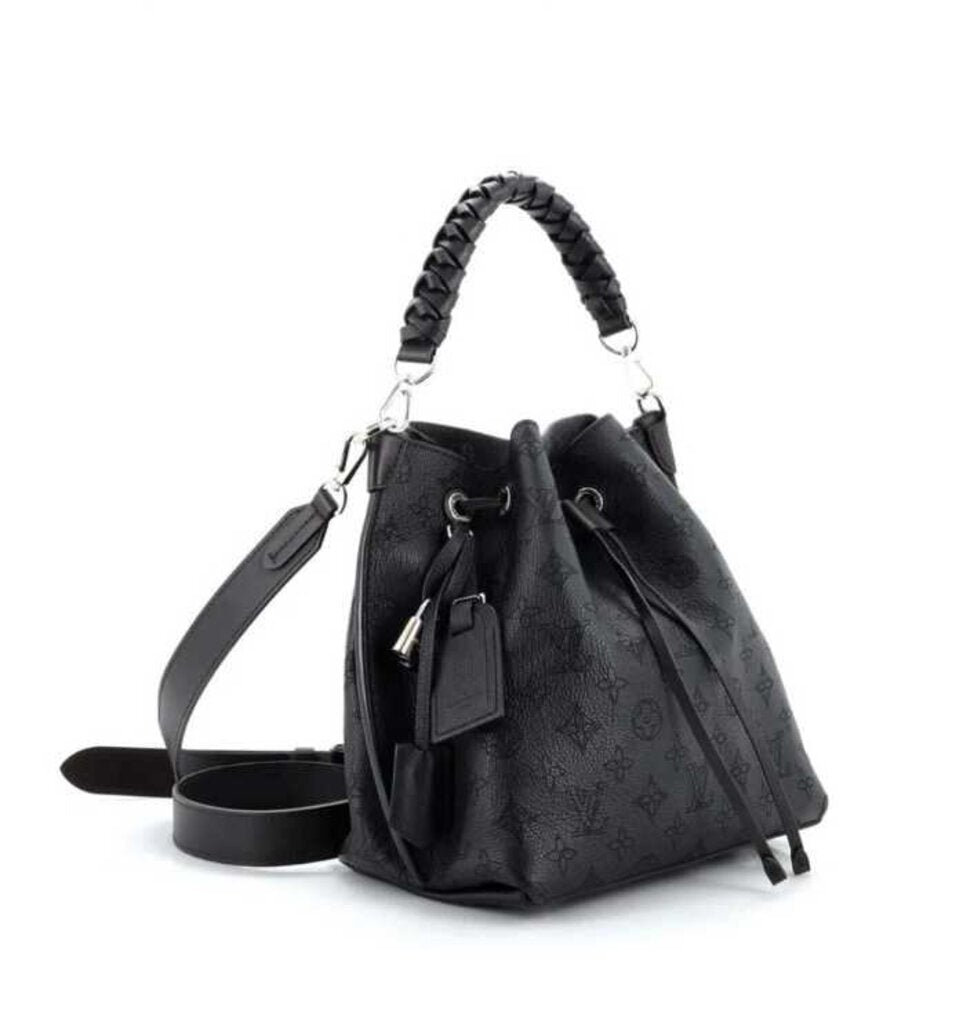 LOUIS VUITTON MURIA MAHINA BUCKET BAG black