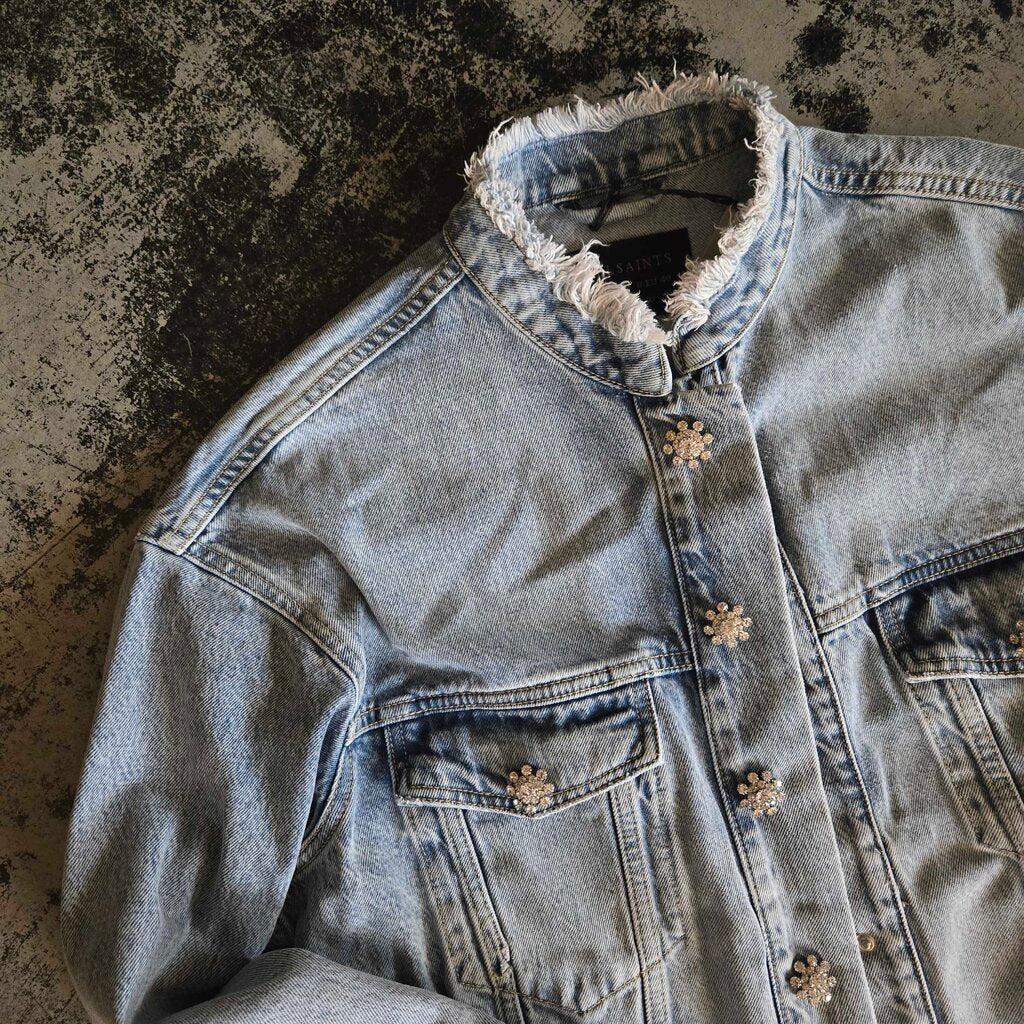 ALLSAINTS BELLA DIAMOND JKT new 269.00 W