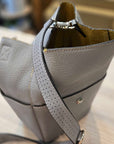 HENRI BENDEL grey bucket bag
