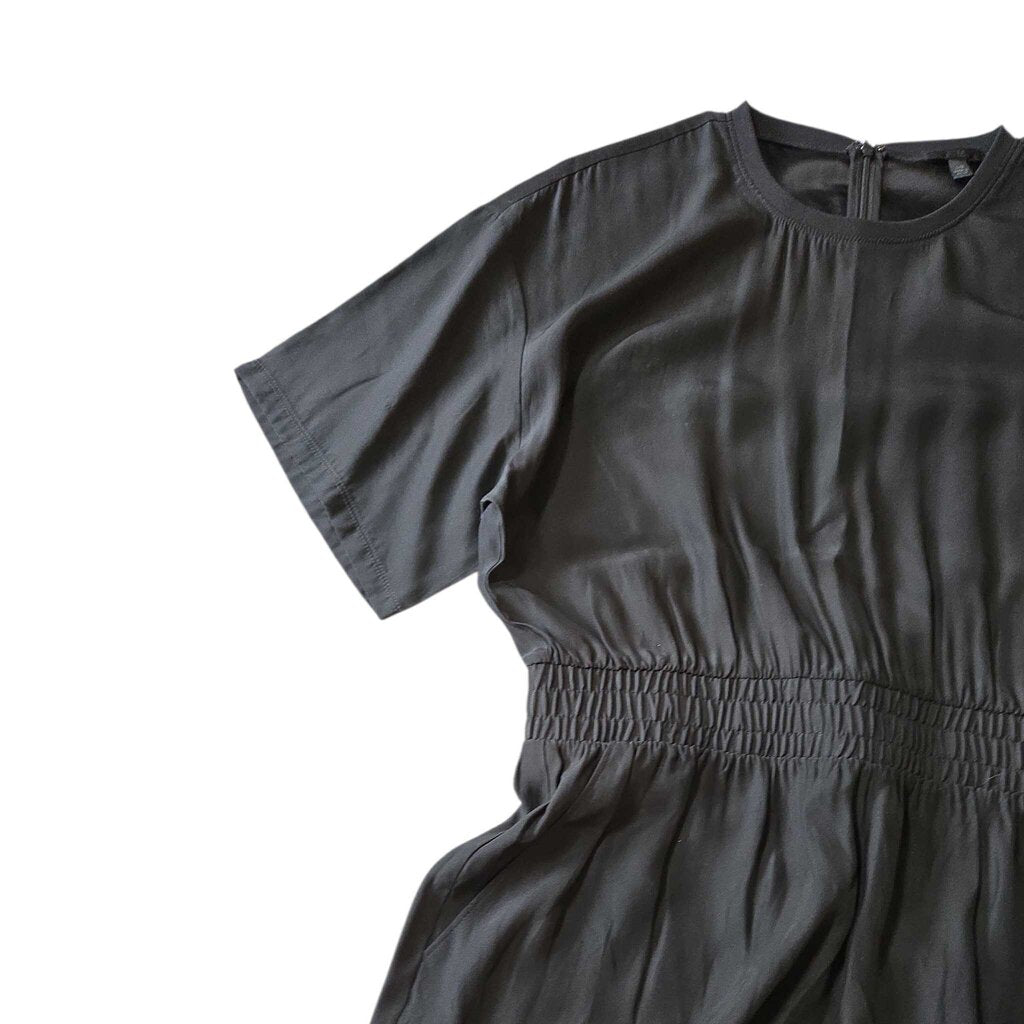 ATM SILK CREPE JUMPSUIT retail 550.00 SZ LARGE W