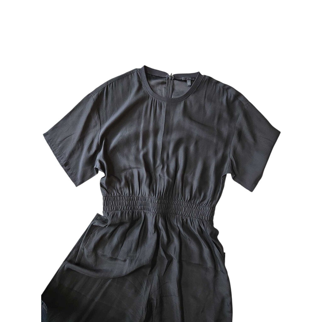 ATM SILK CREPE JUMPSUIT retail 550.00 SZ LARGE W