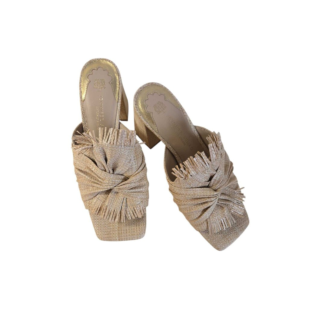 JENNIFER SUMKO PALMETTO RAFFIA SZ 9.5