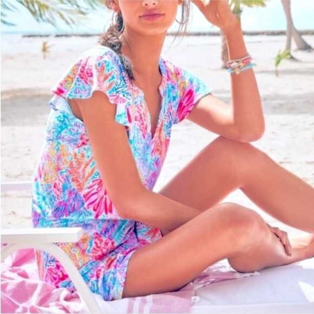 LILY PULITZER RAVI ROMPER SZ XL W