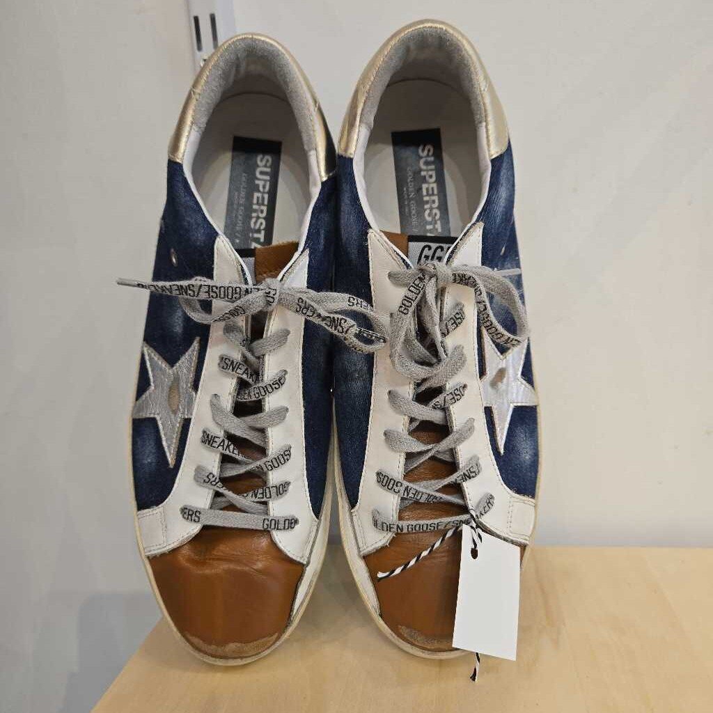 MEN'S GOLDEN GOOSE denim superstar retail 495.00 SZ 45 = 12