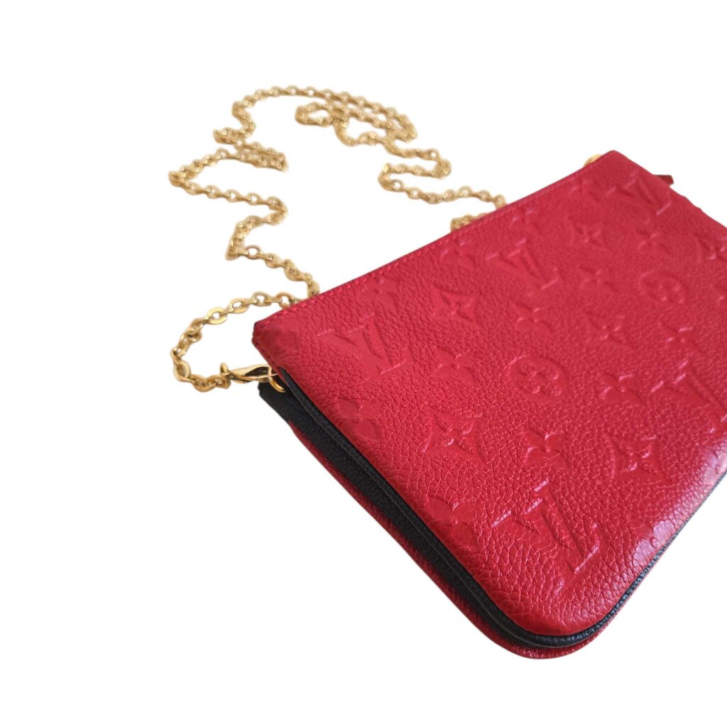 LOUIS VUITTON EMPREINTE DOUBLE ZIP POCHETTE
