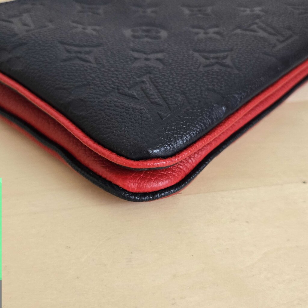 LOUIS VUITTON EMPREINTE DOUBLE ZIP POCHETTE