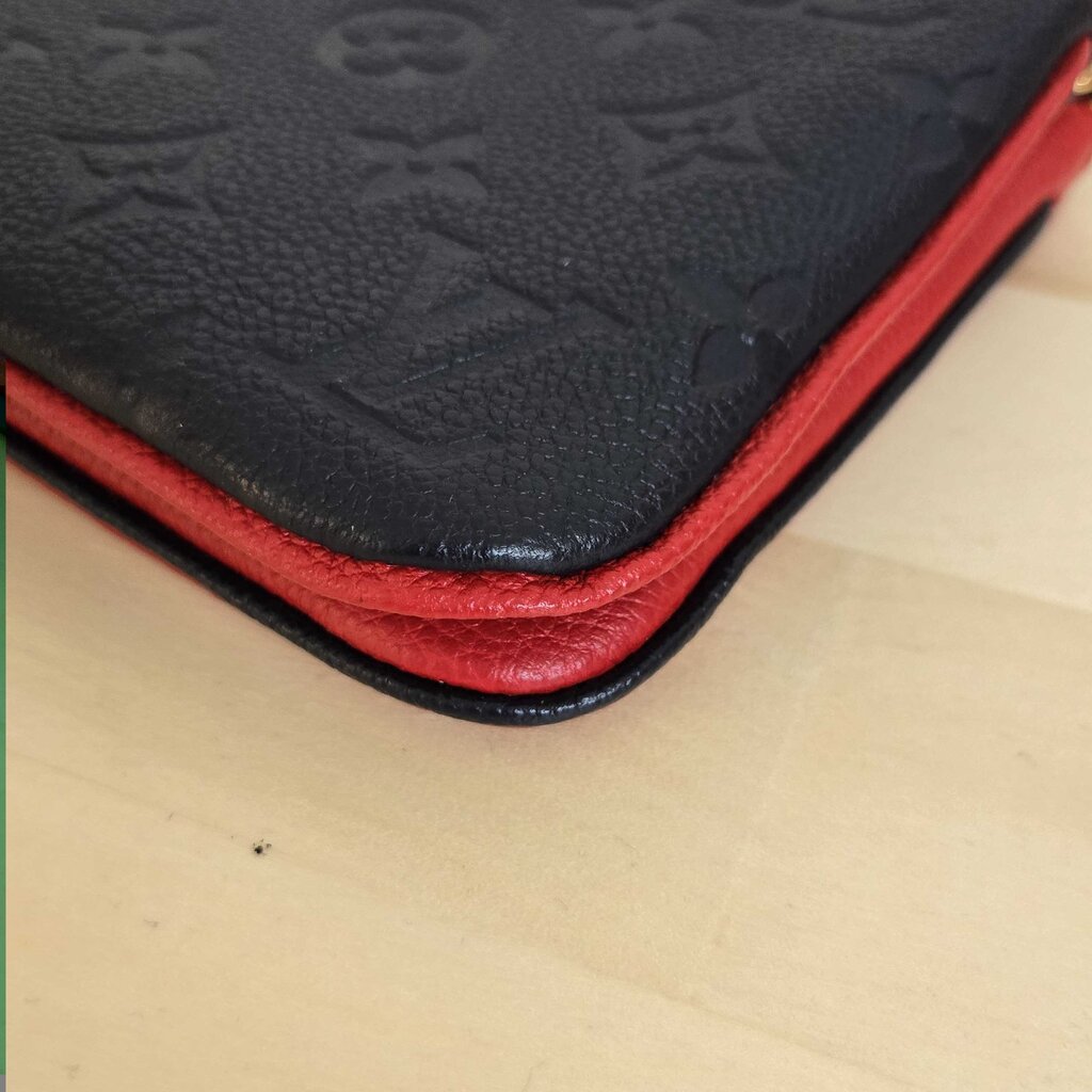 LOUIS VUITTON EMPREINTE DOUBLE ZIP POCHETTE