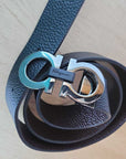 unisex FERRAGAMO BELT reversible retail 550.00