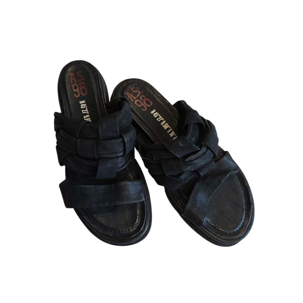 A.S.98 WOVEN SANDAL SZ 40 = 9/9.5 RETAIL 300.00