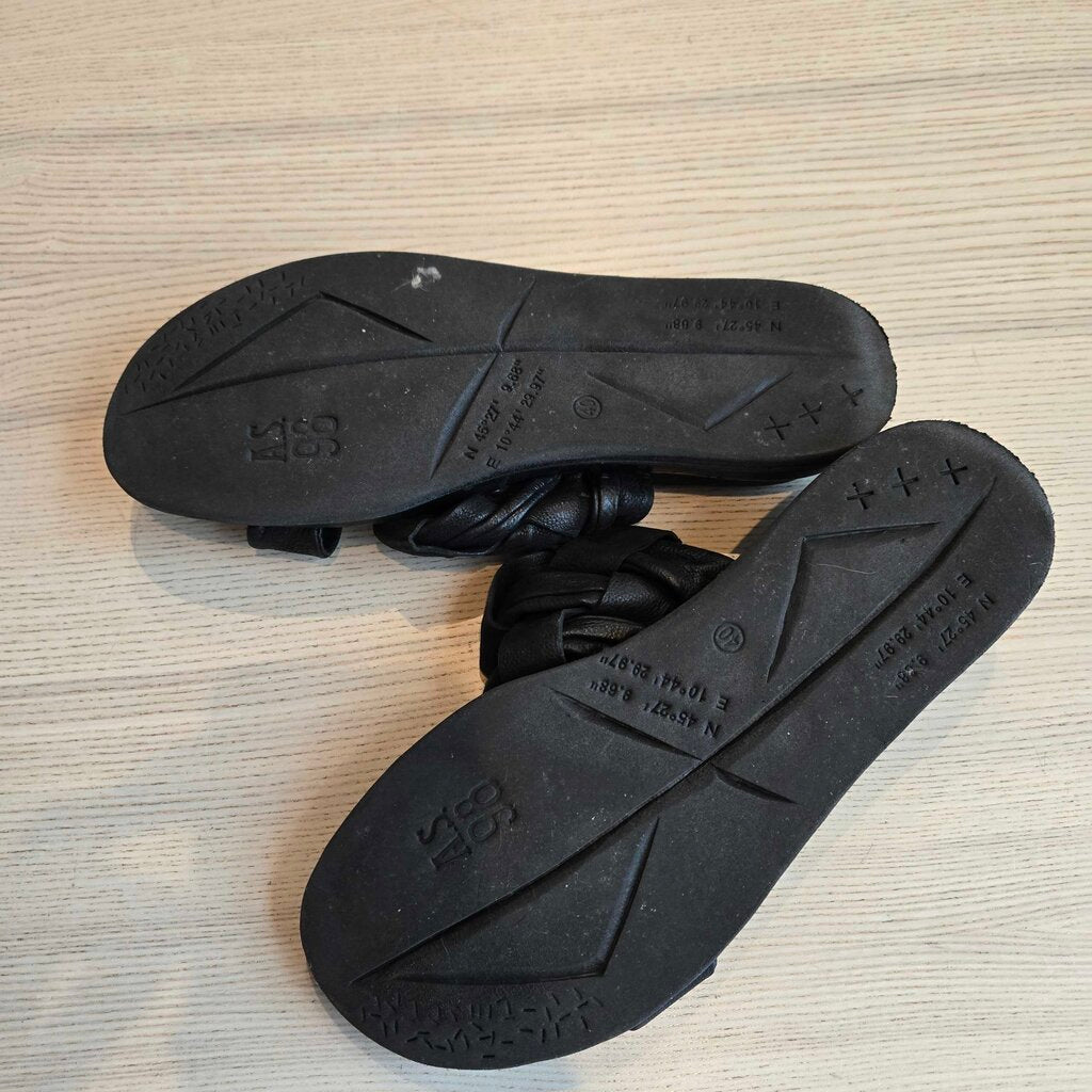 A.S.98 WOVEN SANDAL SZ 40 = 9/9.5 RETAIL 300.00