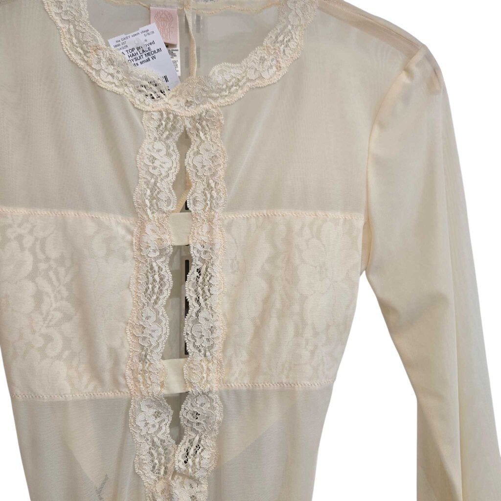 HAH LACE BODYSUIT MEDIUM fits small W