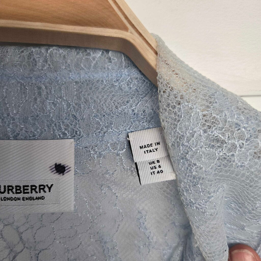 BURBERRY LACE SHIRT SZ 6