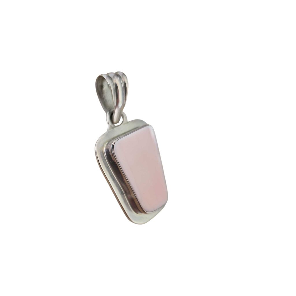 PINK QUARTZ PENDANT .925
