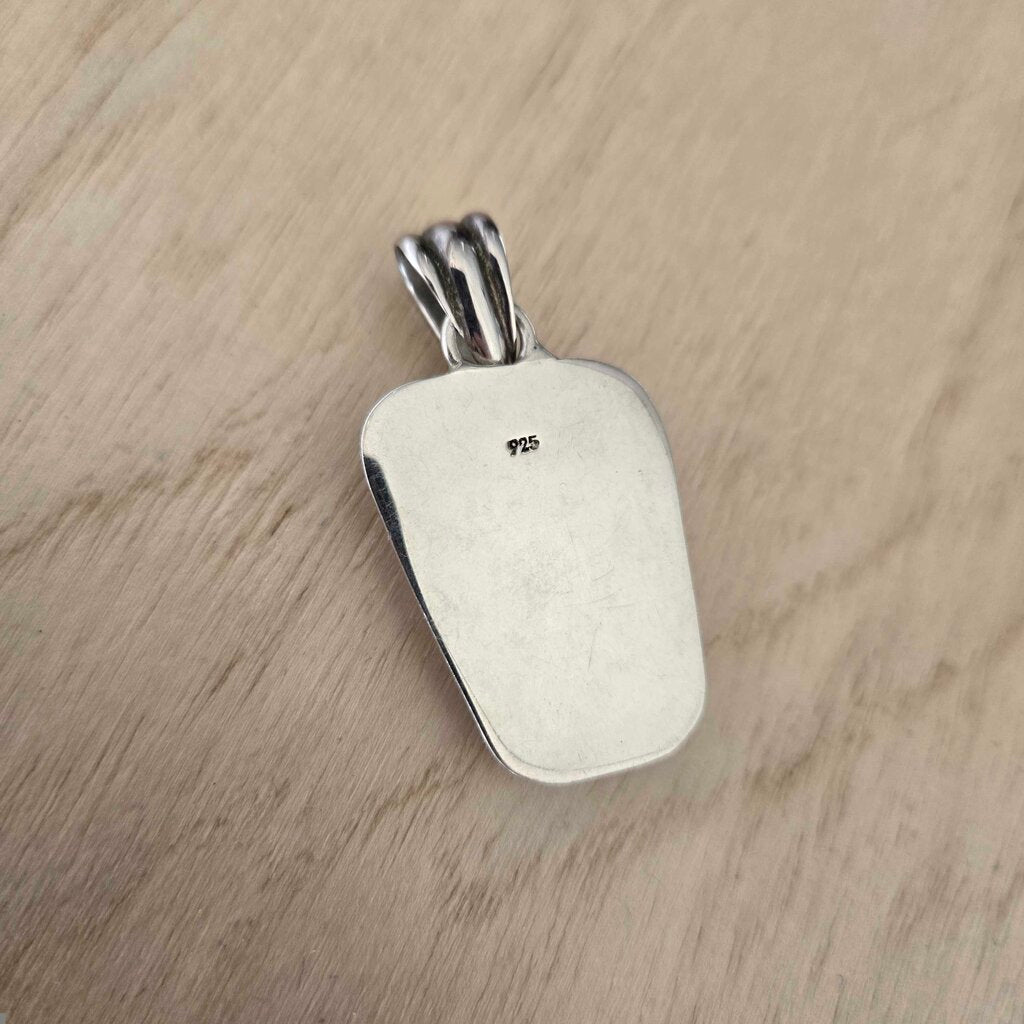 PINK QUARTZ PENDANT .925