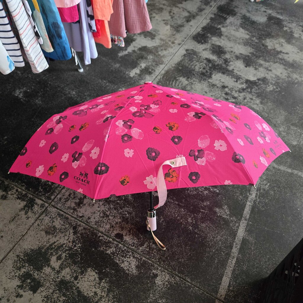 COACH FLORAL mini print UMBRELLA