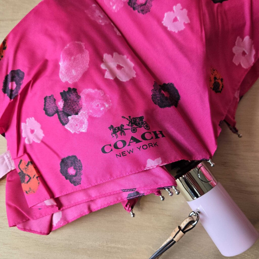 COACH FLORAL mini print UMBRELLA