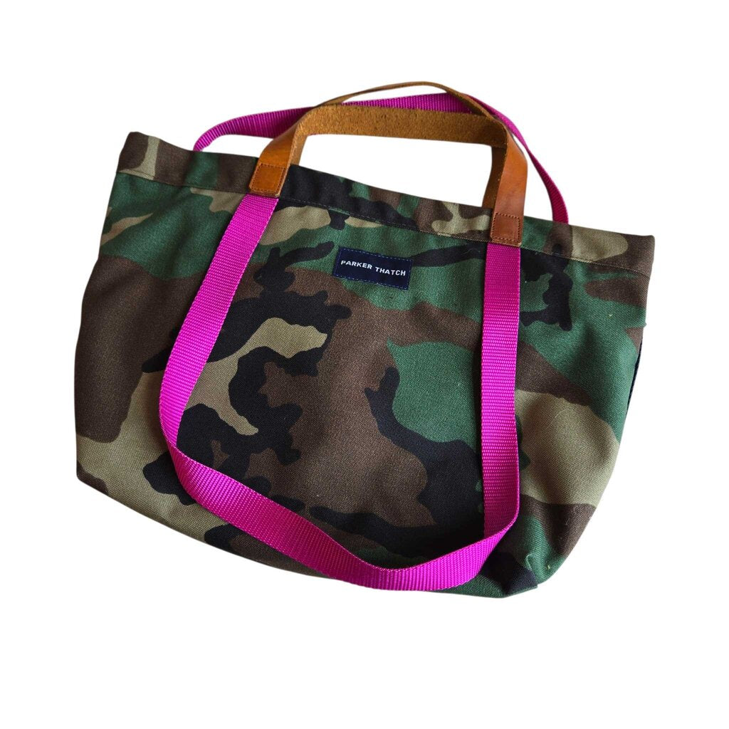PARKER THATCH lil easy camo tote retail 568.00