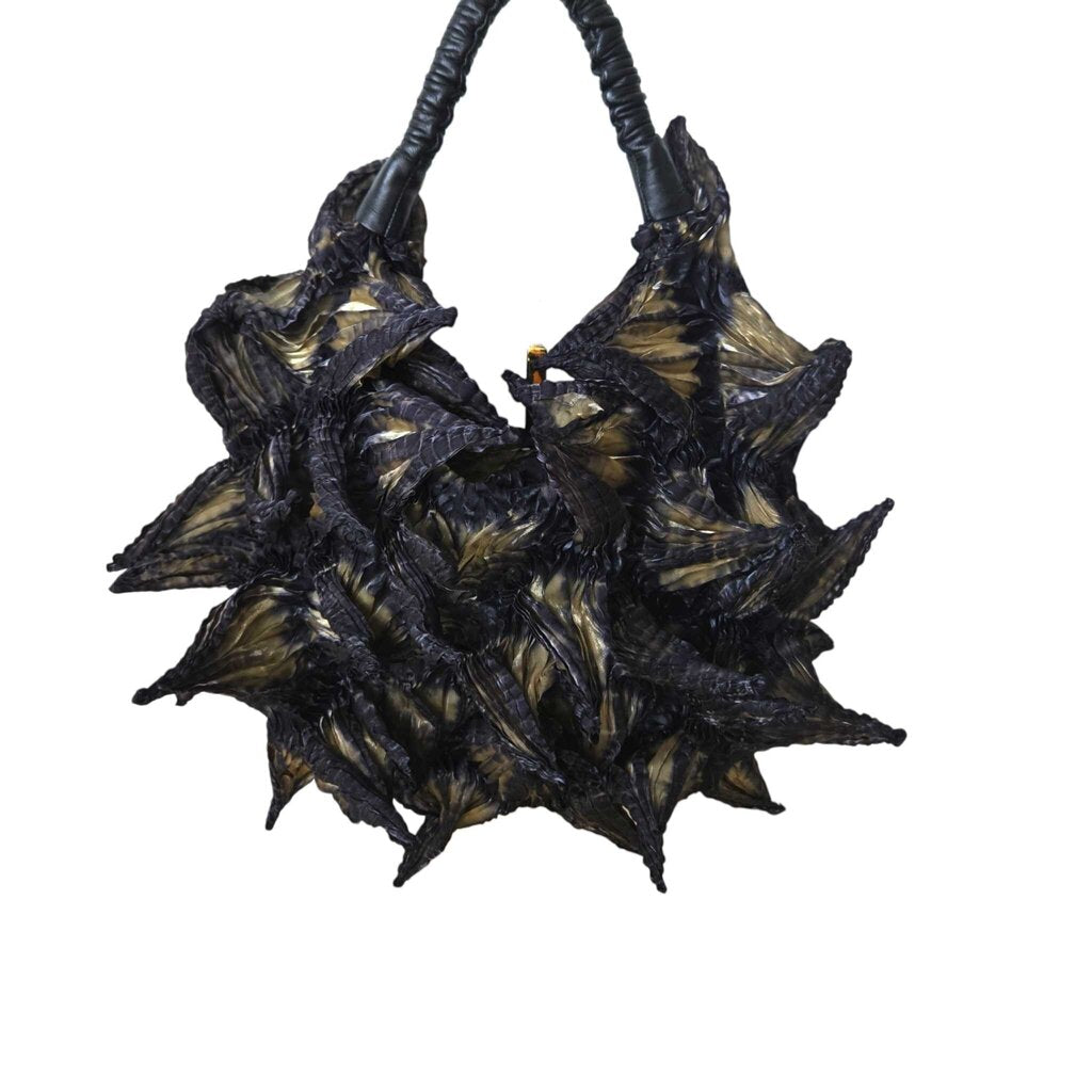 Obai Shibori Crescent Bag est retail 495.00