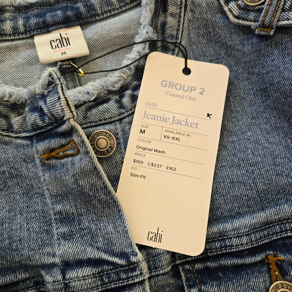 CABI JEANIE JACKET new 169.00 SZ MEDIUM W
