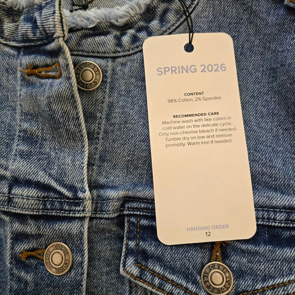 CABI JEANIE JACKET new 169.00 SZ MEDIUM W
