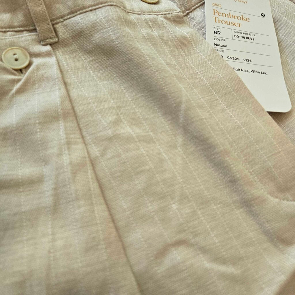 PEMBROKE TROUSER new 149.00 SZ 6 W