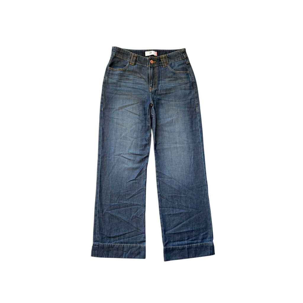 CABI BEAU JEANS SZ 6 LONG retail 159.00 w