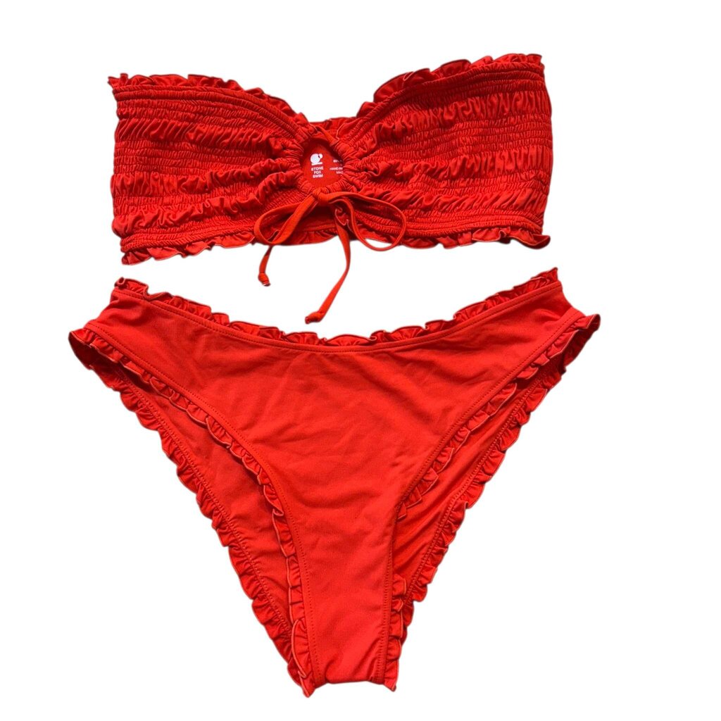 STONE FOX SWIM SET retail 180.00 SZ LARGE W